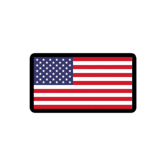 American Flag Bubble-free sticker